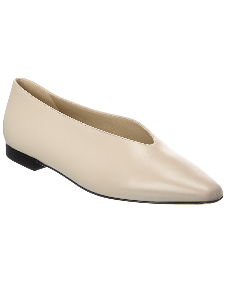 Jimmy Choo アイボリーフラットシューズ　37 Jimmy Choo Margot Leather Flat – Bluefly