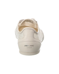 Jimmy Choo Sunny/F Lace & Leather Sneaker