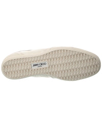 Jimmy Choo Sunny/F Lace & Leather Sneaker
