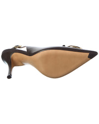 Ferragamo Sara Leather Slingback Pump