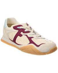 FENDI Fendi Wave Pulse Leather Sneaker