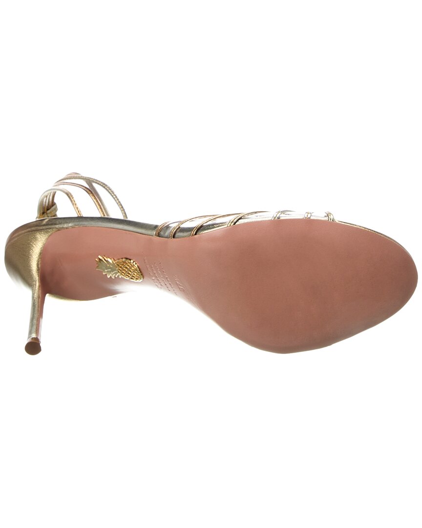 Aquazzura Call Me 85 Vinyl & Leather Sandal