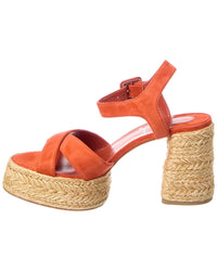 Christian Louboutin Calakala 85 Suede Platform Sandal