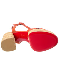 Christian Louboutin Calakala 85 Suede Platform Sandal