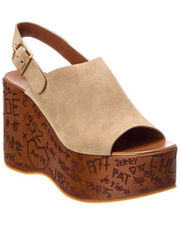 Chloé Chloe Maxime Suede Wedge Sandal