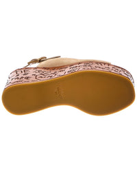 Chloé Chloe Maxime Suede Wedge Sandal