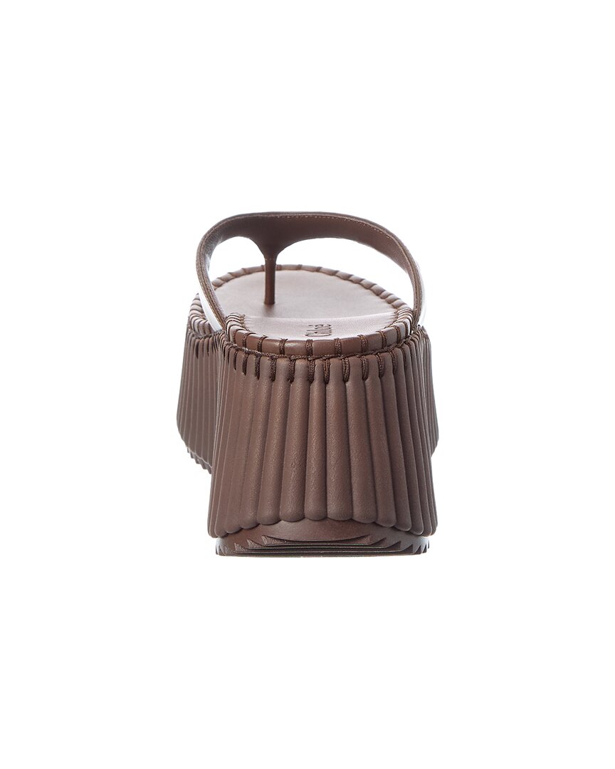 Chloé Chloé Nama Leather Wedge Slide