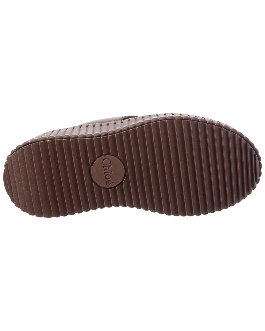 Chloé Chloé Nama Leather Wedge Slide