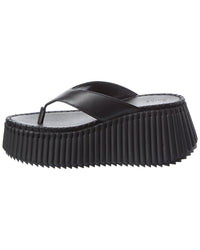 Chloé Chloé Nama Leather Wedge Slide