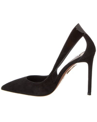 Aquazzura Aquazzura Dangerous Liaisons 105 Suede & Patent Pump