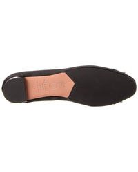 Aquazzura Parisina Crystal Satin Flat