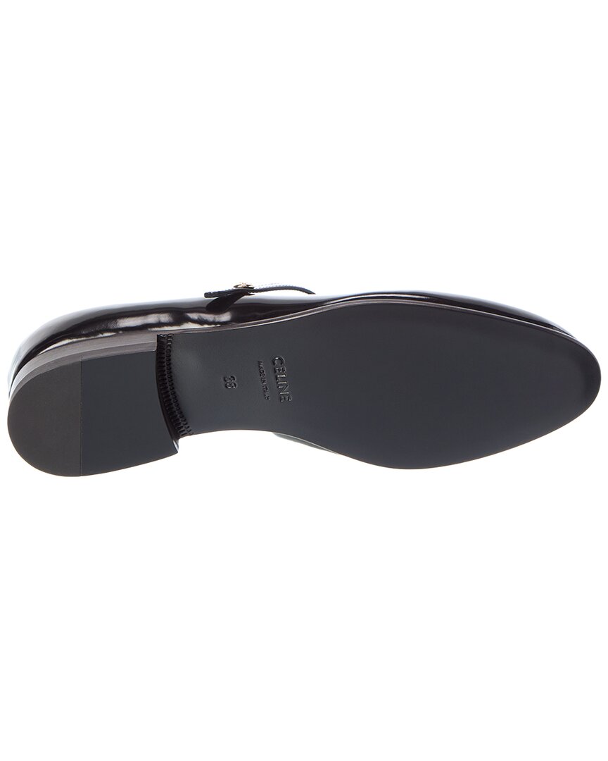 CELINE Celine City Patent Ballerina Flat