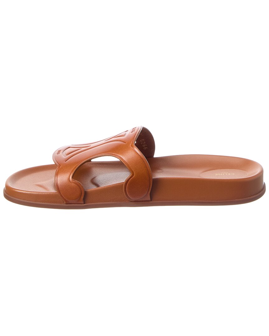 CELINE Celine Troimphe Leather Sandal