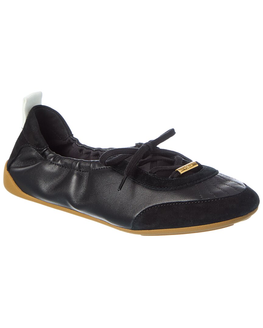 Chloé Chloé Kick Leather Ballerina Sneaker