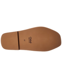 Chloé Chloé Woody Logo Canvas Slide