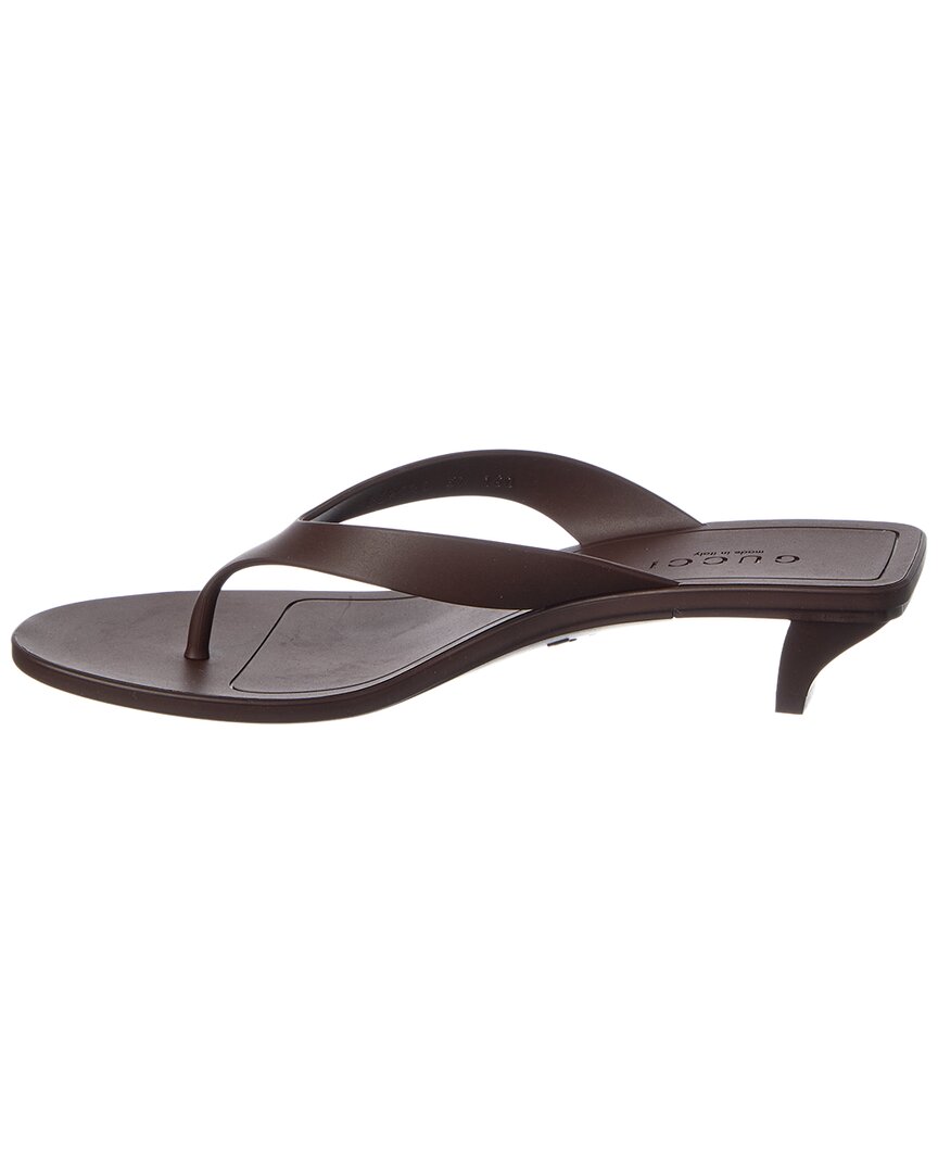 Gucci Vittoria Rubber Sandal