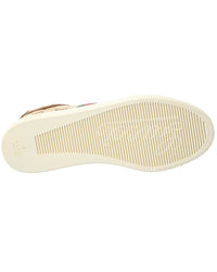 Gucci Gucci Stretch Low Top Gg Canvas & Leather Sneaker