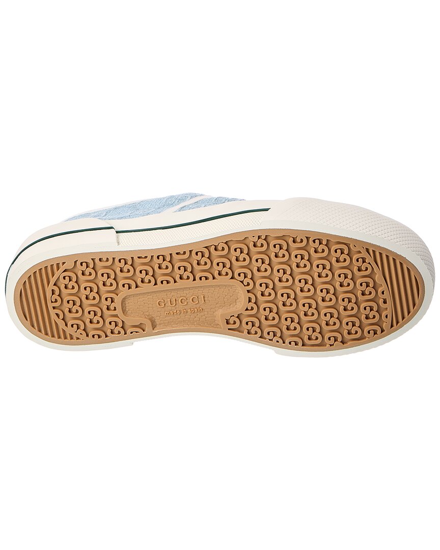 Gucci Gucci Gg Logo Lace & Suede Sneaker