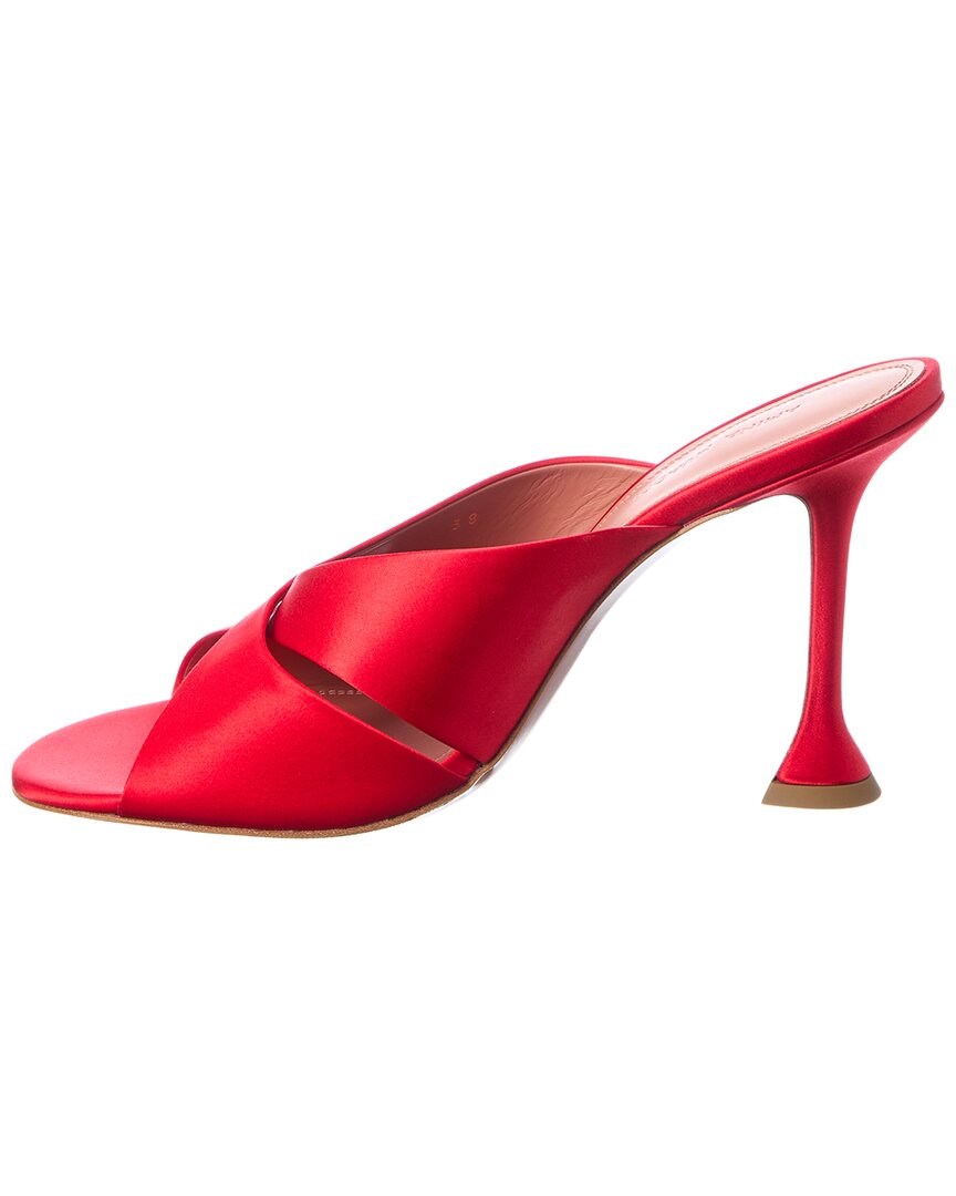 Amina Muaddi Salma Satin Sandal