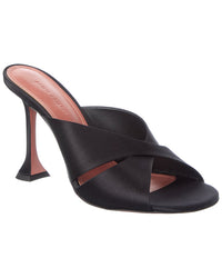 Amina Muaddi Salma Satin Sandal