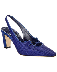 Manolo Blahnik Manolo Blahnik Montbalo 70 Raffia Slingback Pump