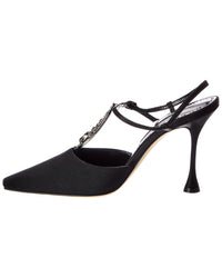 Manolo Blahnik Manolo Blahnik Truta 105 Grosgrain Slingback Pump