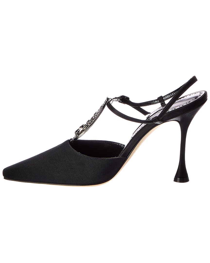 Manolo Blahnik Manolo Blahnik Truta 105 Grosgrain Slingback Pump