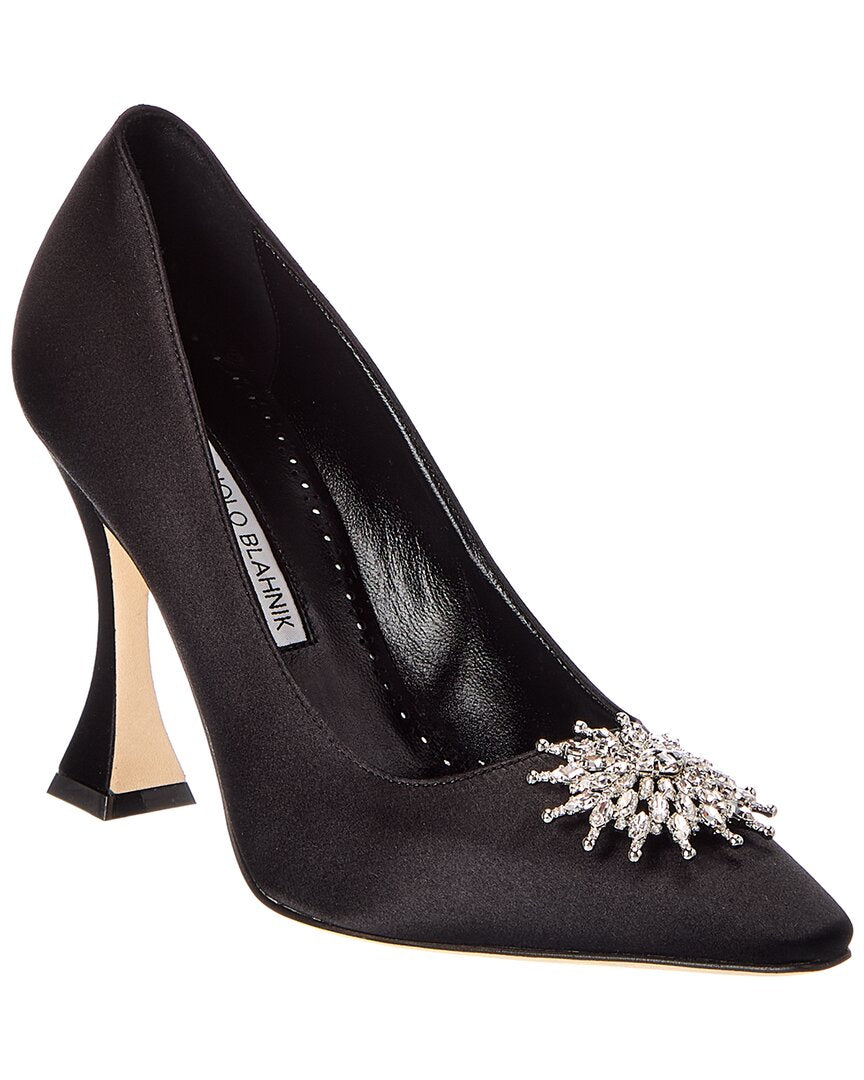 Manolo Blahnik Manolo Blahnik Ronconanu 105 Satin Pump
