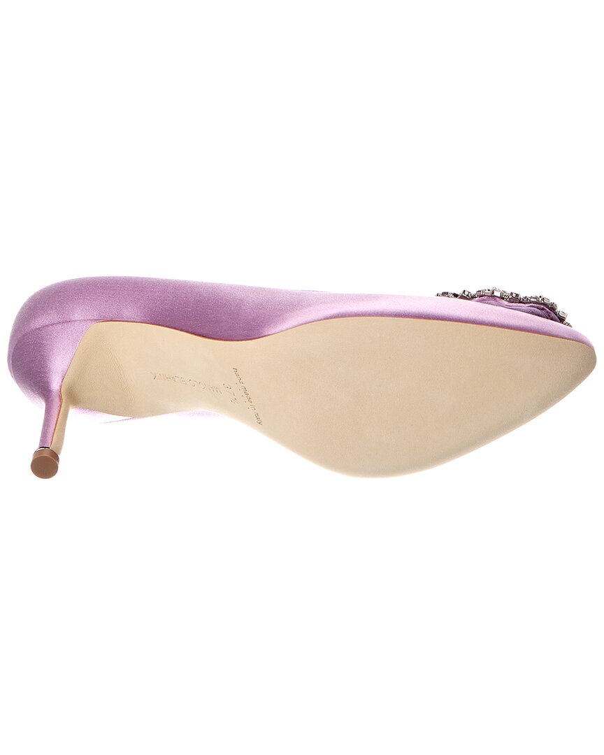Manolo Blahnik Manolo Blahnik Hangisi 70 Satin Pump