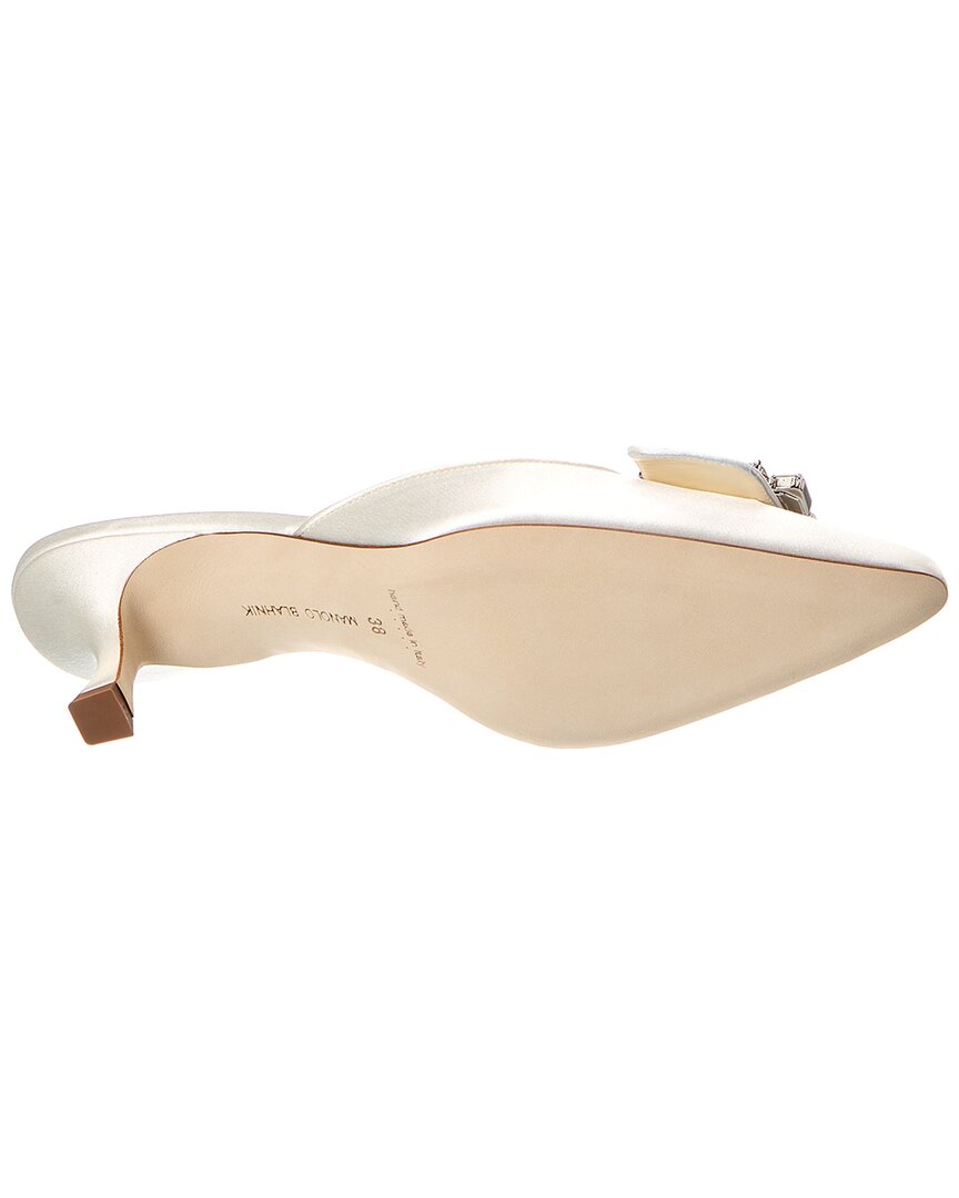 Manolo Blahnik Manolo Blahnik Mayjou 50 Satin Mule