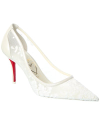 Christian Louboutin Miss Z 80 Mesh & Leather Pump