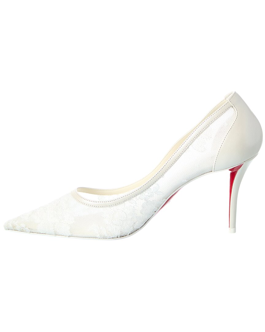 Christian Louboutin Miss Z 80 Mesh & Leather Pump