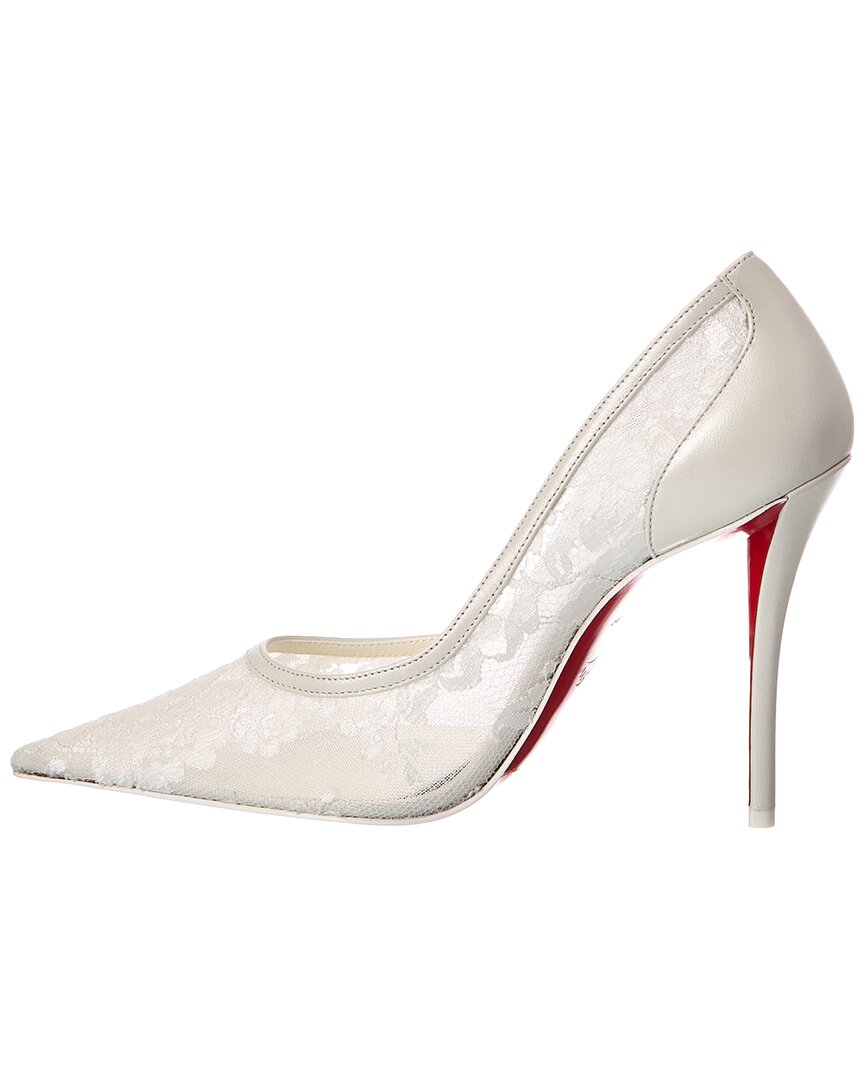 Christian Louboutin Christian Louboutin Miss Z 100 Mesh & Leather Pump