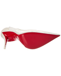 Christian Louboutin Christian Louboutin Miss Z 100 Mesh & Leather Pump