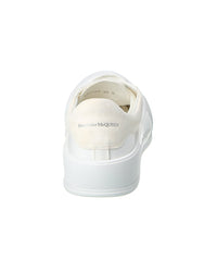 Alexander Mcqueen Deck Plimsoll Canvas & Suede Sneaker