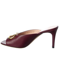 Valentino Valentino Vlogo 90 Leather Sandal