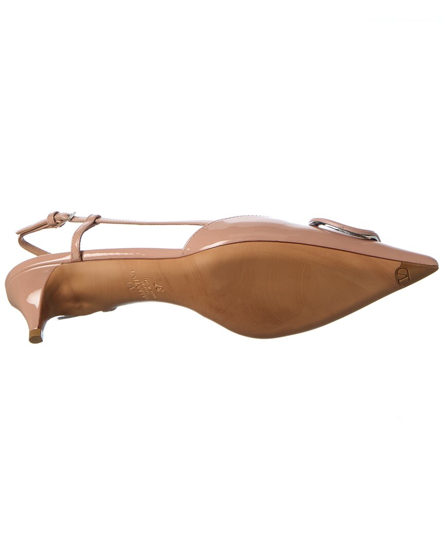 Valentino Vlogo Signature 40 Patent Slingback Pump