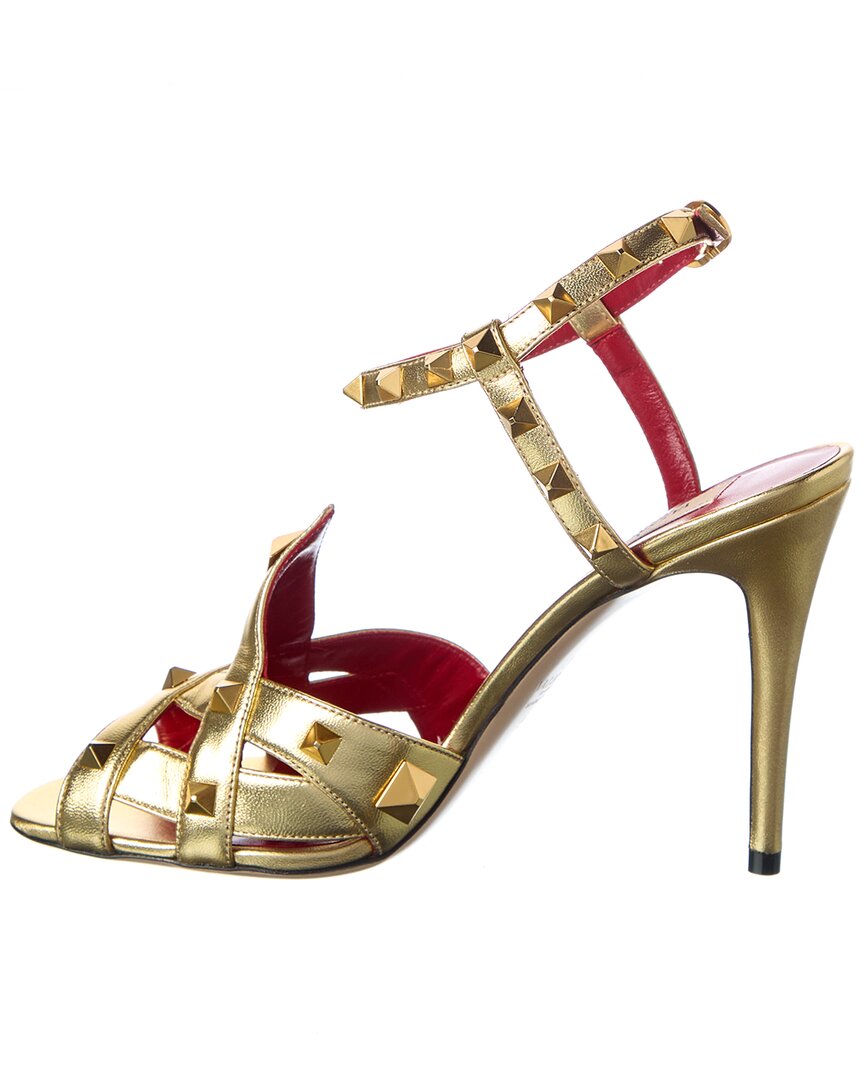 Valentino Rockstud 100 Leather Sandal