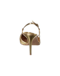 Valentino Valentino Vlogo Signature 90 Leather Slingback Pump