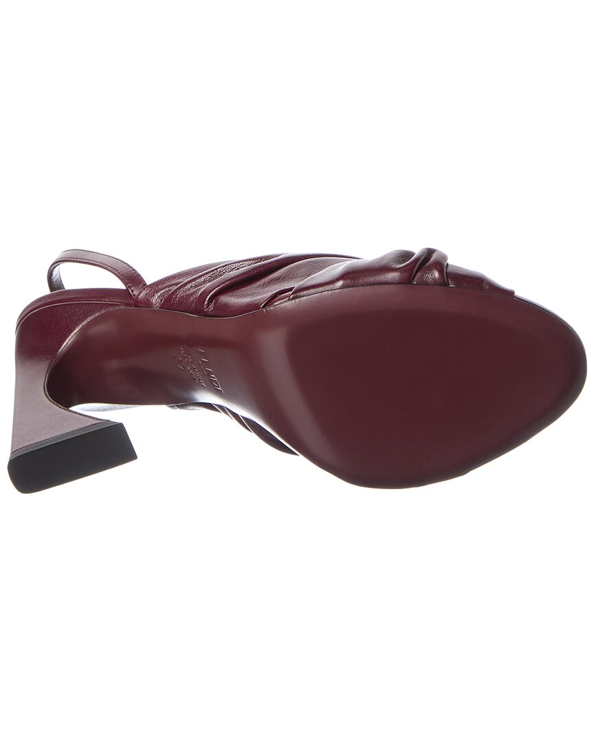 FENDI Fendi Arco Leather Slingback Sandal