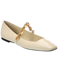 Jimmy Choo Jimmy Choo Diamond Tilda Lizard-Embossed Flat