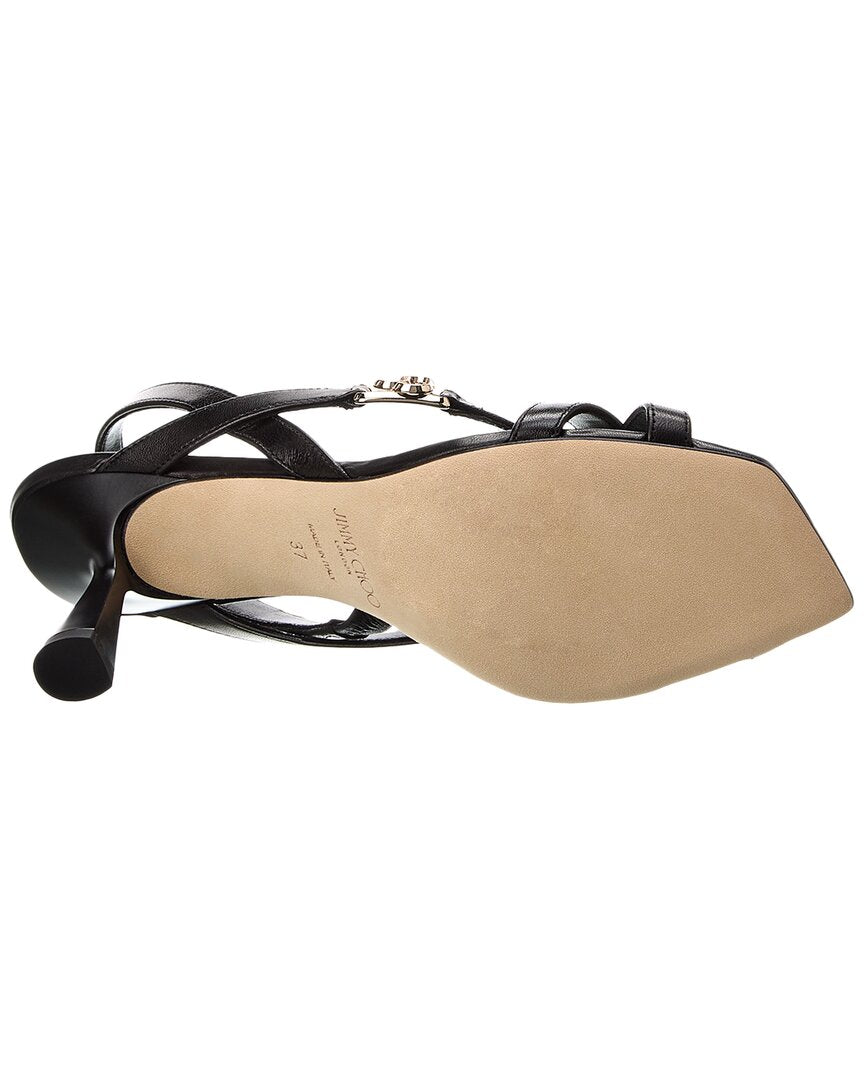 Jimmy Choo Jimmy Choo Jess 65 Leather Slingback Sandal