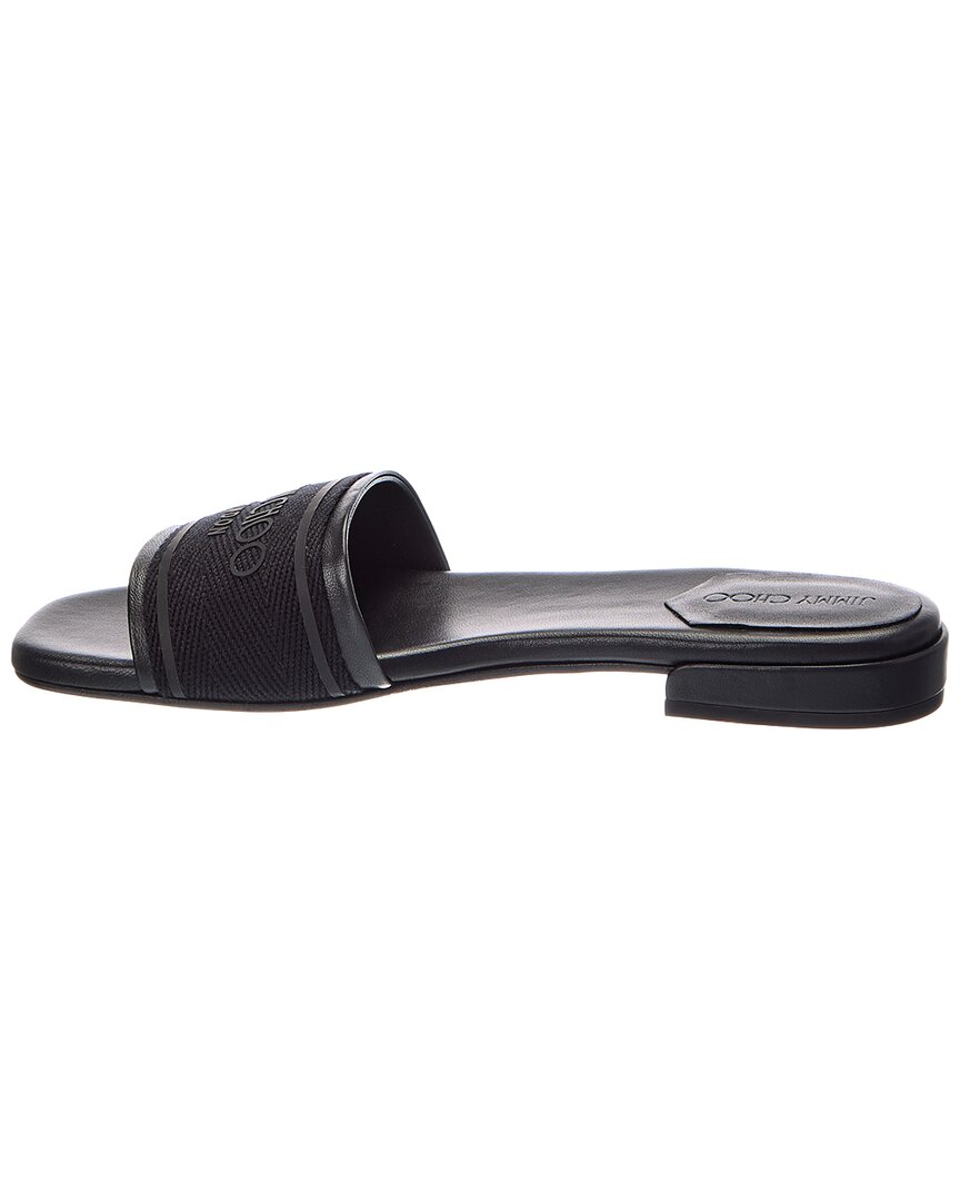 Jimmy Choo Jimmy Choo Joa Canvas & Leather Sandal