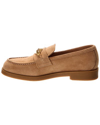 Jimmy Choo Maddie Diamond Suede Loafer