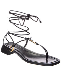 Jimmy Choo Jimmy Choo Onyxia Leather Sandal