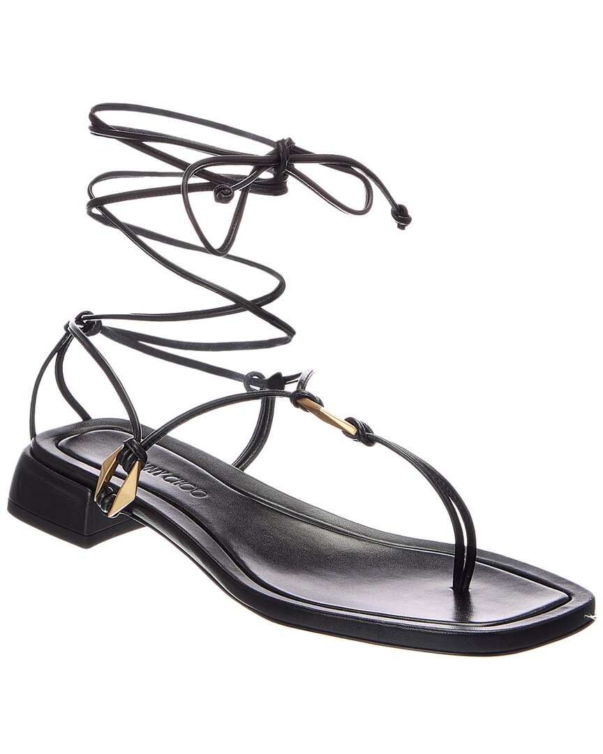 Jimmy Choo Jimmy Choo Onyxia Leather Sandal