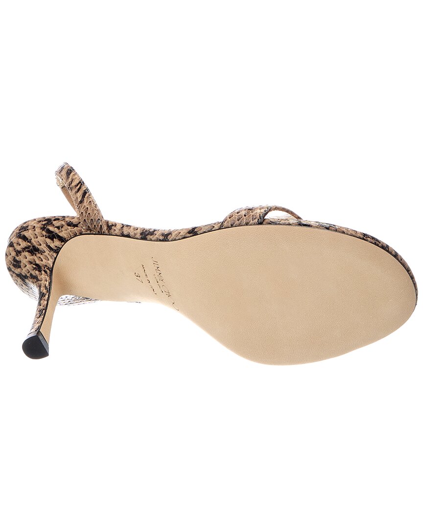 Jimmy Choo Jimmy Choo Jenn 85 Snake-Embossed Leather Slingback Sandal