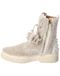 TOD's Tod’S Shearling & Leather Boot