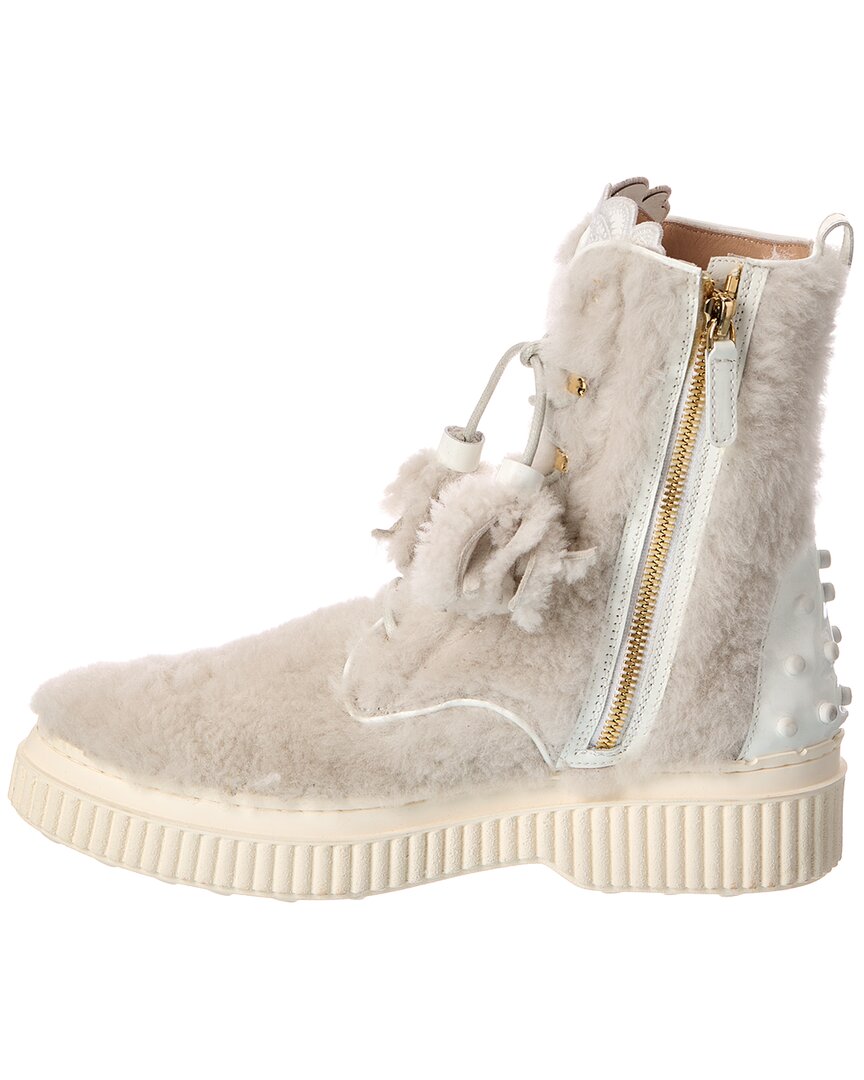 TOD's Tod’S Shearling & Leather Boot