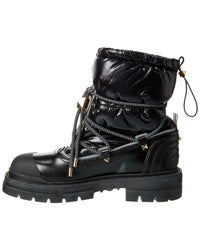 Valentino Rockstud Leather Winter Bootie